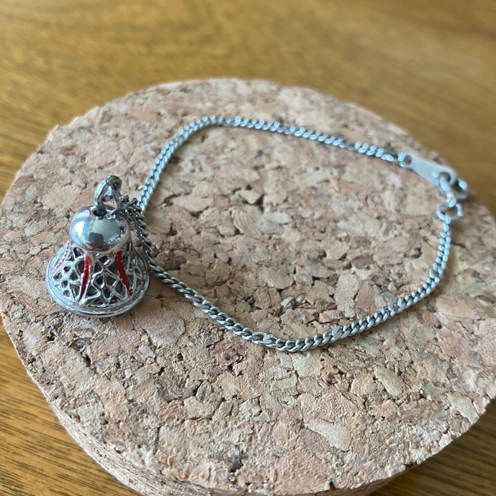 Sterling  silver Avon bell bracelet